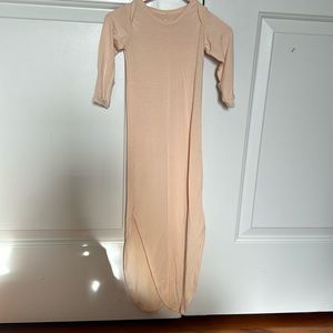 Super soft gender neutral gown and hat